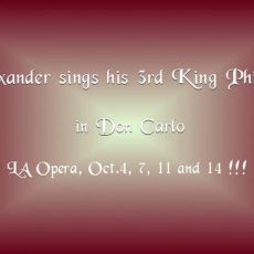 181004-1014 Don Carlo – Philippo ll @ LA Opera 181004-1014 Don Carlo – Philippo ll @ LA Opera